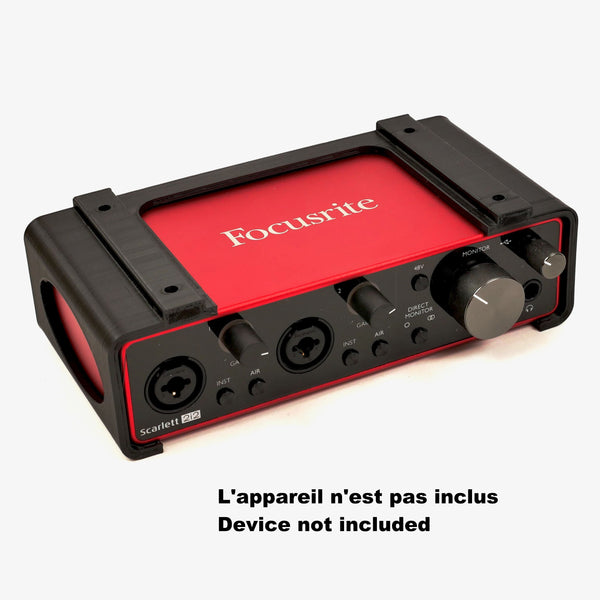 Support de montage sous tablette ou bureau pour Focusrite Scarlett 2i2 2éme Génération