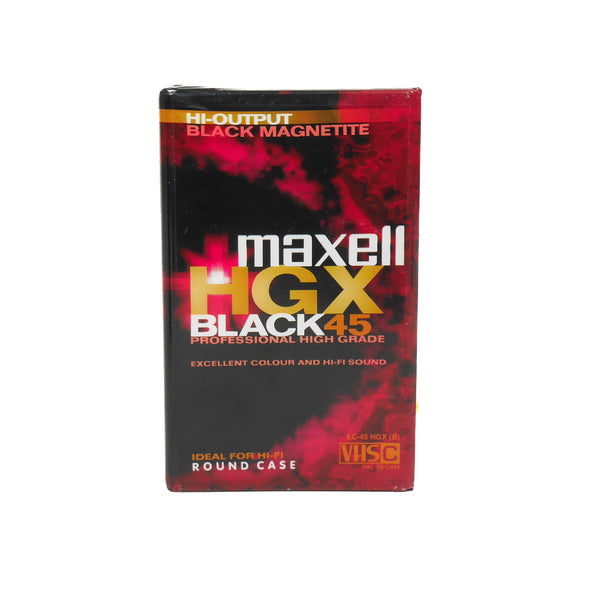 Lot de 3 cassettes VHSC Maxell HGX Black 45 Minutes - 287001