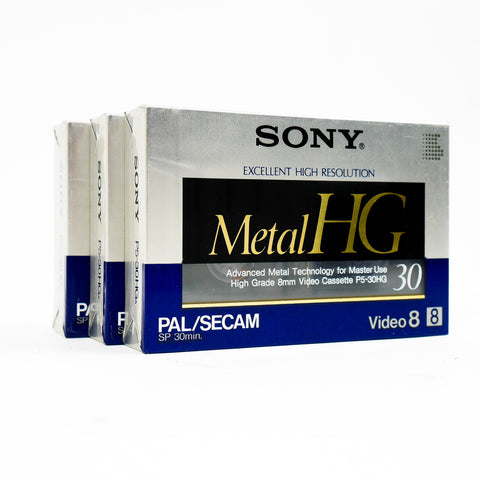 Cassettes Sony HG Metal video8 - Hi8 - Digital8 P5-30 - X3 - Ref 488028