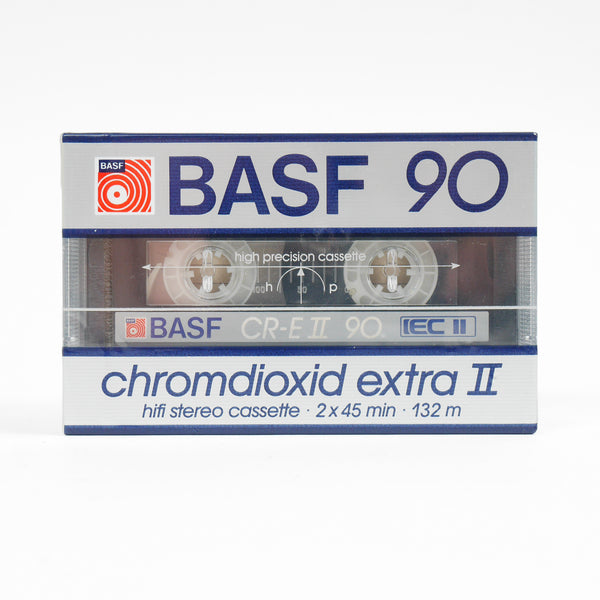 Lot Cassettes BASF Chromodioxid Extra II C90 Minutes x3 - NOS - Ref 502016