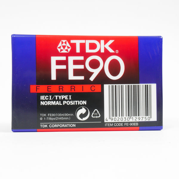 Lot Cassettes TDK FE 90 Minutes x3 - NOS - Ref 502026