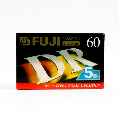 Lot Cassettes Fuji  DR 60  C60 60 Minutes x5 - Ref 543004