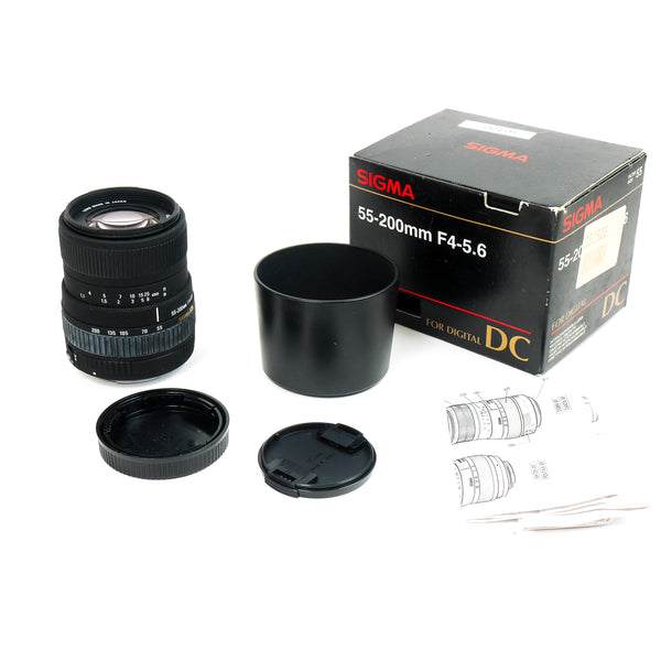 Sigma 55 200 DC Pour Reflex numérique APS-C Canon  4.0-5.6 - 5614002