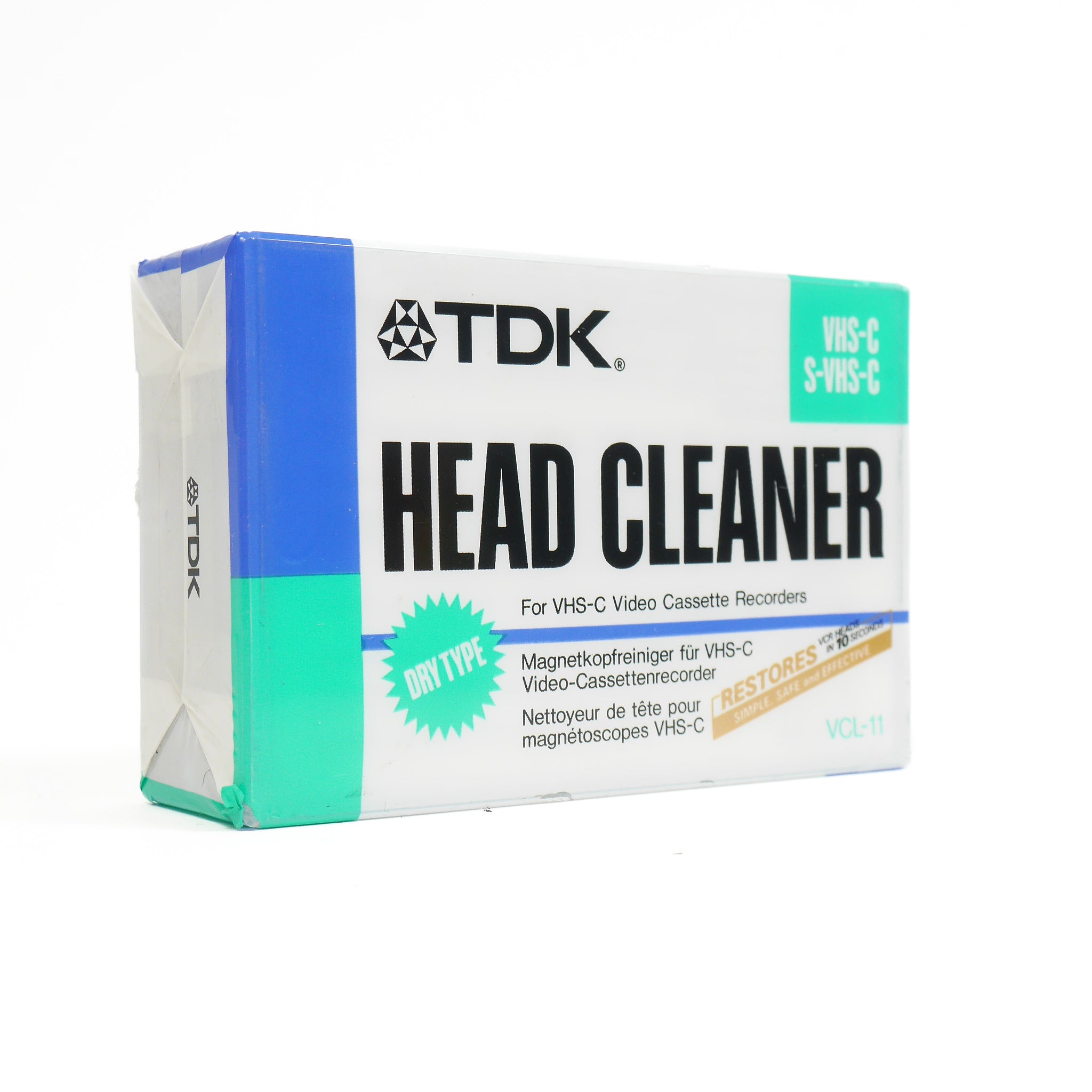 Cassette de nettoyage TDK VHSC - SVHS-C  Cleaning cassette - Ref 502039