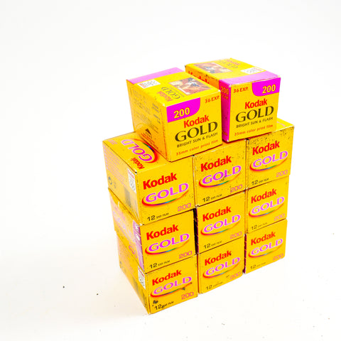 11 films Kodak Gold 24x36 color print 12 and 36 Poses - 594008