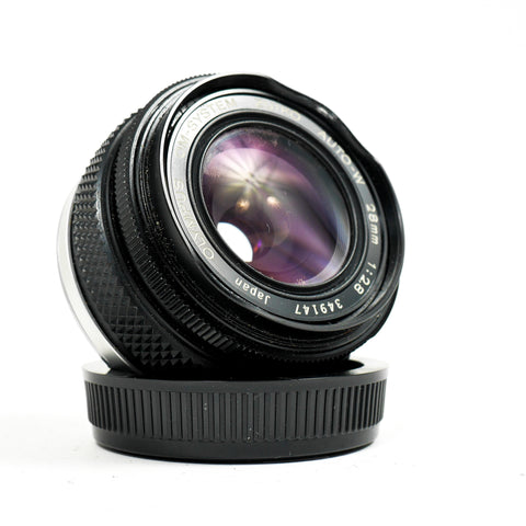 Objectif Olympus OM 28mm 2.8 - Ref 598003