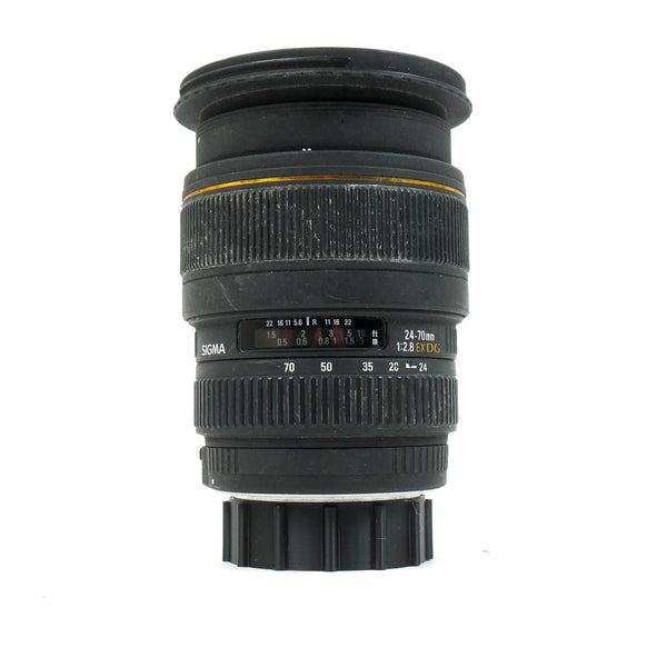 Sigma 24-70mm 2.8 constant EX DG Canon EF pour Reflex EOS - Bien lire - 666003