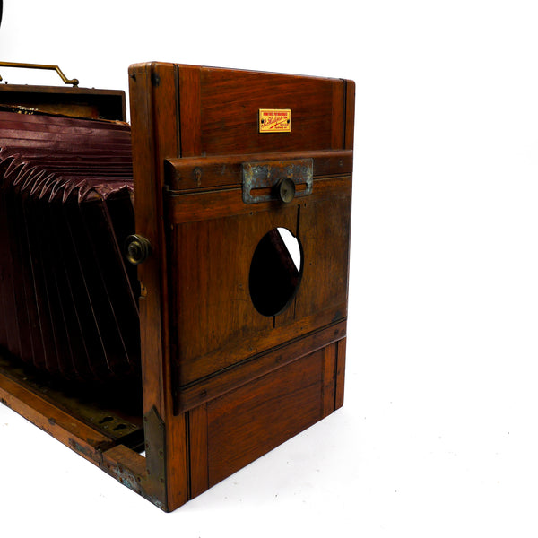 Chambre Photographique 23x18cm Bois et Laiton du 19eme Siècle - 698002