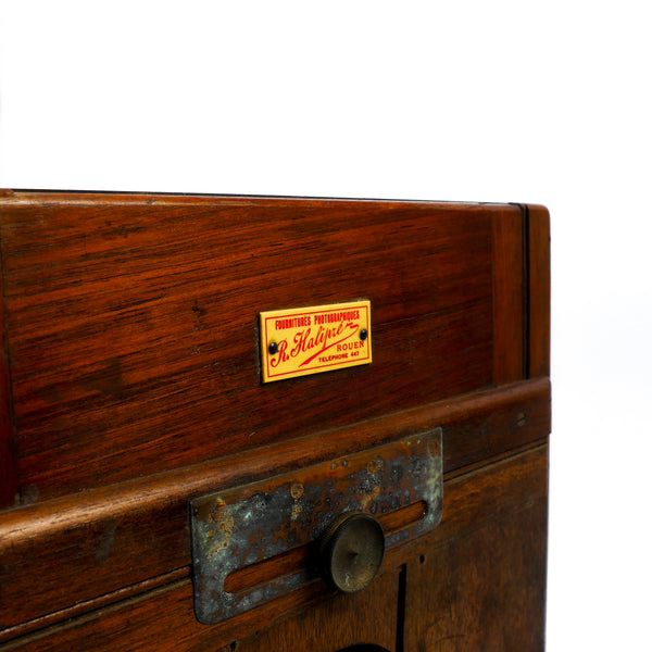 Chambre Photographique 23x18cm Bois et Laiton du 19eme Siècle - 698002