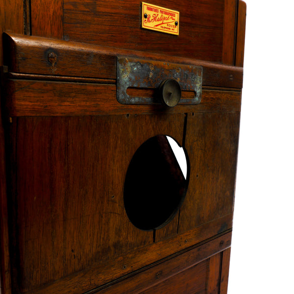 Chambre Photographique 23x18cm Bois et Laiton du 19eme Siècle - 698002