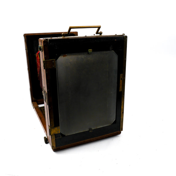 Chambre Photographique 23x18cm Bois et Laiton du 19eme Siècle - 698002