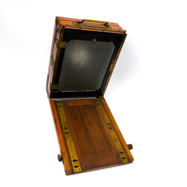 Chambre Photographique 23x18cm Bois et Laiton du 19eme Siècle - 698002