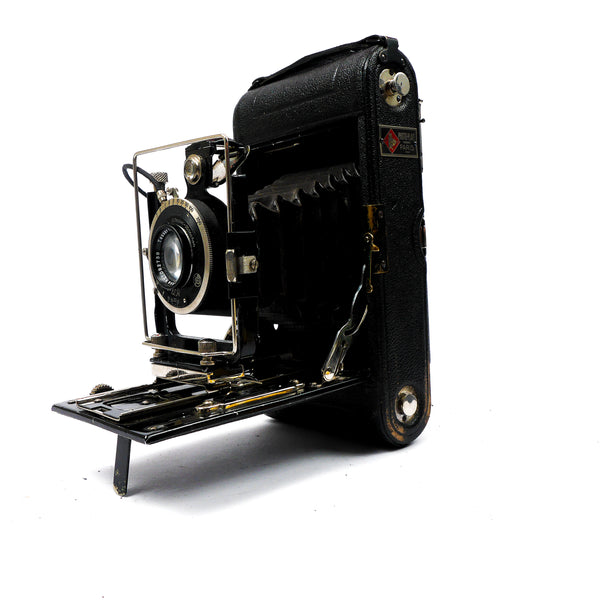 Chambre folding Platos-Film 8x10.5cm Leitz Tessar 12cm f:4,5 Compur- 698003
