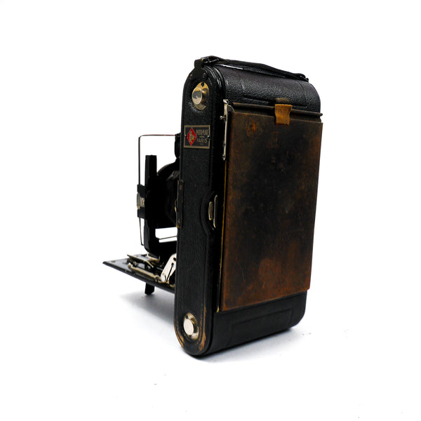 Chambre folding Platos-Film 8x10.5cm Leitz Tessar 12cm f:4,5 Compur- 698003