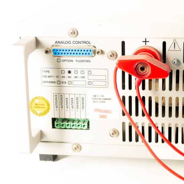 Alimentation  Haute Puissance Toellner TOE 8871-60 - 1000W - 60V - 35A - 721082