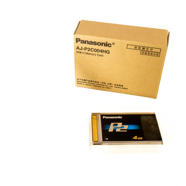 Carte Panasonic P2 4GB AJ-P2C004HG - Excellente État - Boîte d'origine - 721103