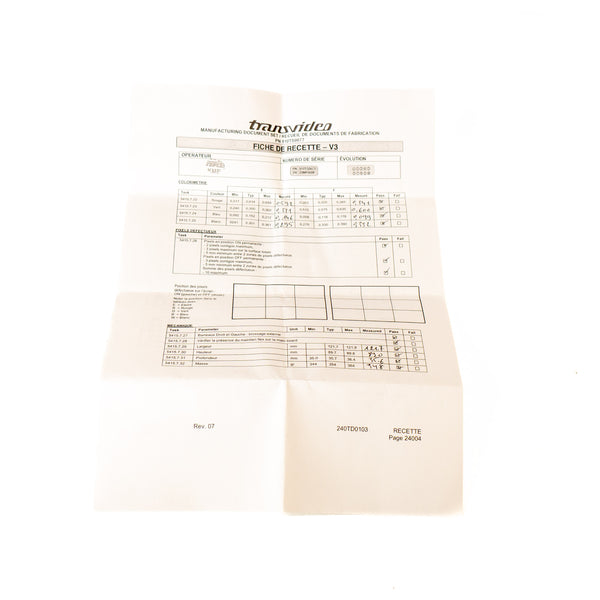 Transvideo 5" Screen Module 910TS0077 - Complete with Board & Test Report