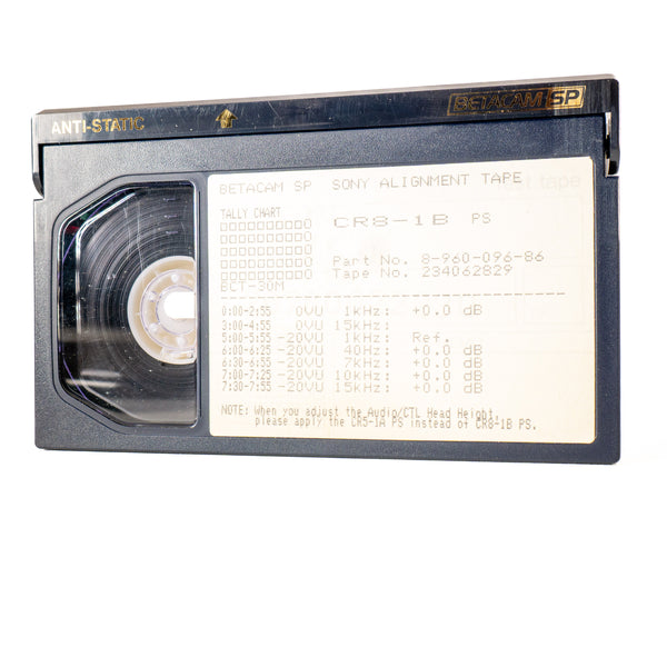 Sony Betacam SP Alignment tape CR8-1B PS PAL/SE - 8-960-096-86 - 721115