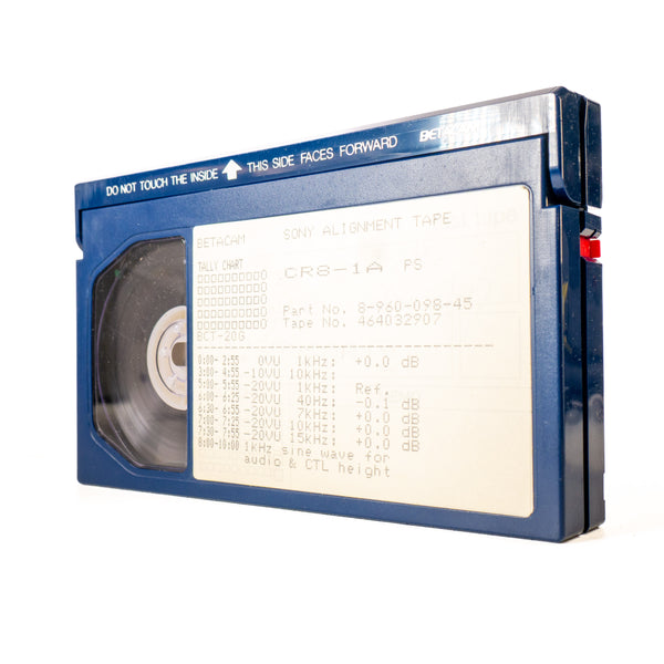 Sony Betacam SP Alignment tape CR8-1A PS - Audio - 8-960-098-45 - 721117