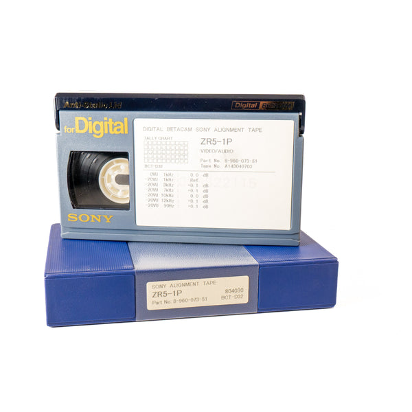 Sony Digital Betacam Alignment Tape ZR5-1P Audio/Video - Broadcast