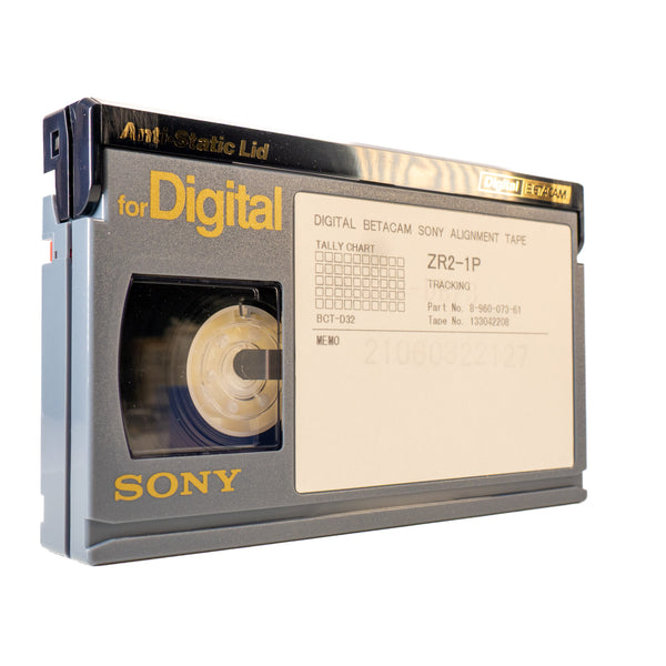 Sony Digital Betacam Alignment Tape ZR2-1P Audio/Video - Broadcast