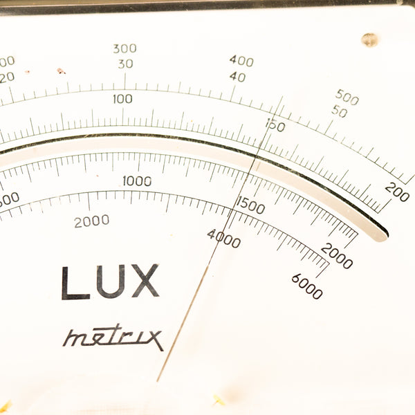 Metrix Luxmètre 0-6000 Lux - Mesure Éclairage Vintage - Occasion
