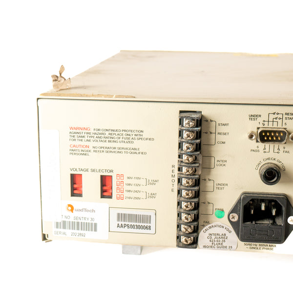 QuadTech Sentry 30 Testeur Hipot AC/DC/IR 5kV AC 6kV DC - Pro