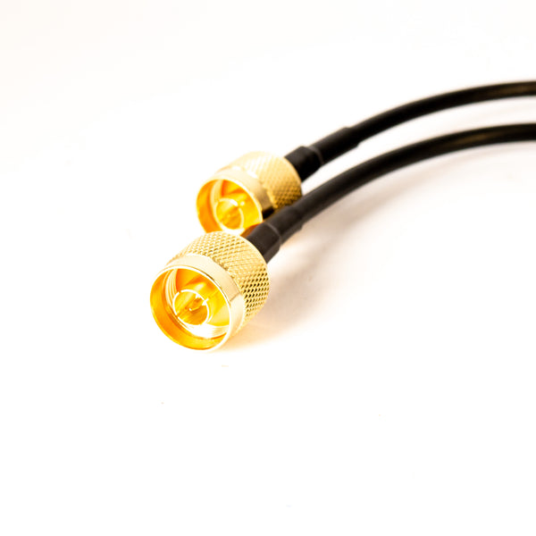Paire Câbles Coaxiaux RF Type-N Mâle vers SMA Mâle - Haute Qualité