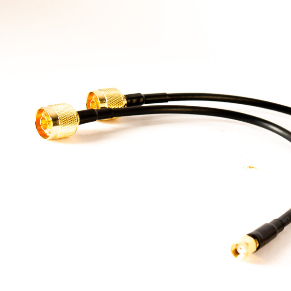 Paire Câbles Coaxiaux RF Type-N Mâle vers SMA Mâle - Haute Qualité