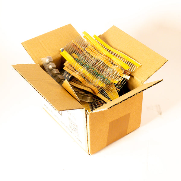 Lot 500g composants électroniques NOS - résistances condensateurs diodes - vue principale