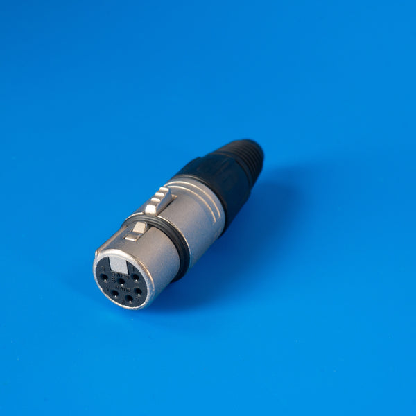 Lot 2 Connecteurs XLR Femelle 6 Broches Neutrik NC6FX - Neuf Pro
