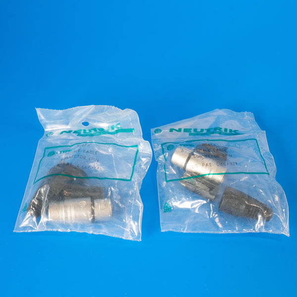 Lot 2 Connecteurs XLR Femelle 6 Broches Neutrik NC6FX - Neuf Pro