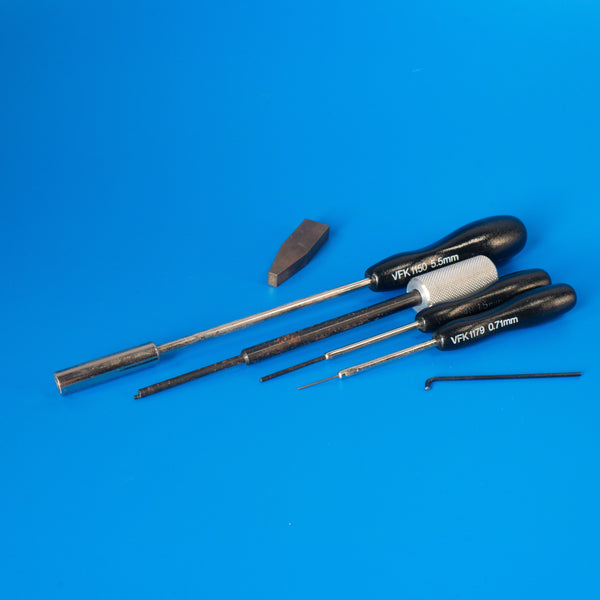 Lot Outils Maintenance Panasonic VFK - Tournevis Excentriques - Service Magnétoscope
