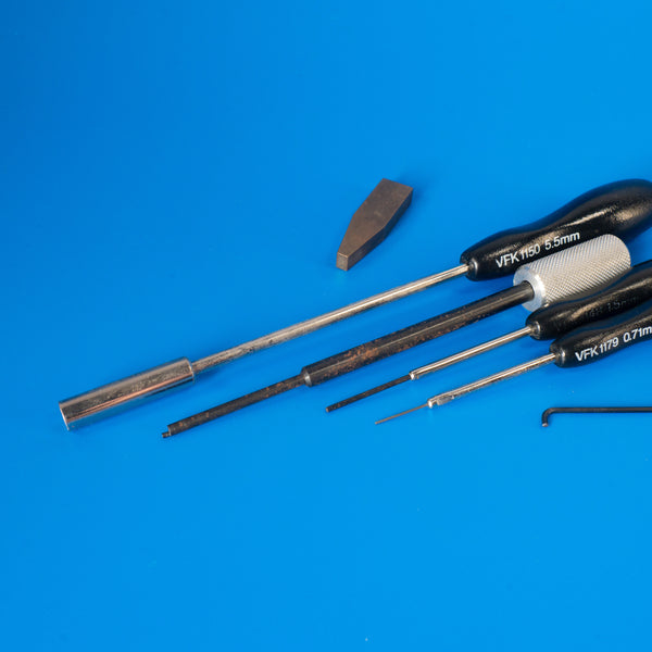 Lot Outils Maintenance Panasonic VFK - Tournevis Excentriques - Service Magnétoscope