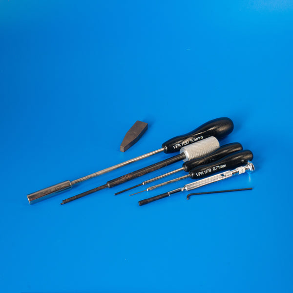 Lot Outils Maintenance Panasonic VFK - Tournevis Excentriques - Service Magnétoscope
