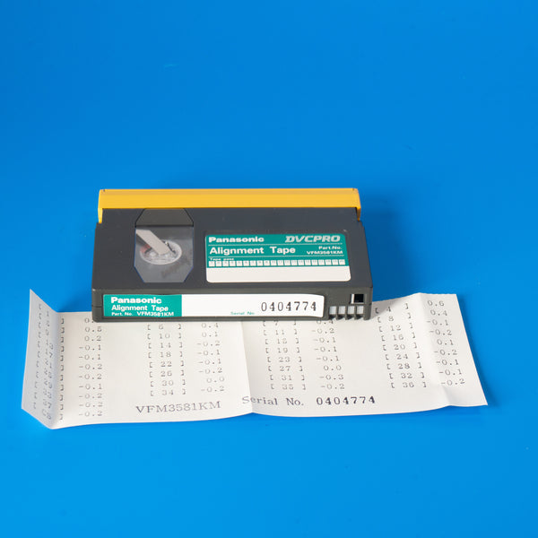 Cassette Alignement Panasonic DVCPRO VFM3581KM - État Pro Broadcast