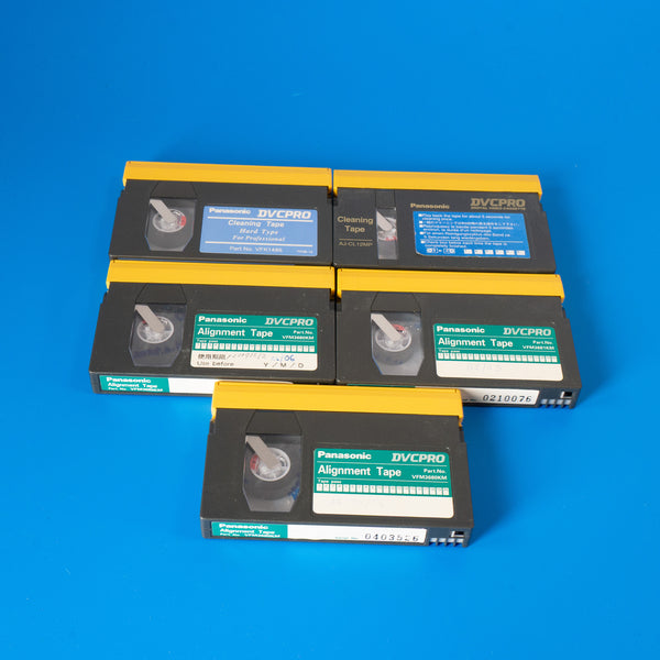 Lot 5 Cassettes Panasonic DVCPRO Alignement et Nettoyage - Broadcast Pro