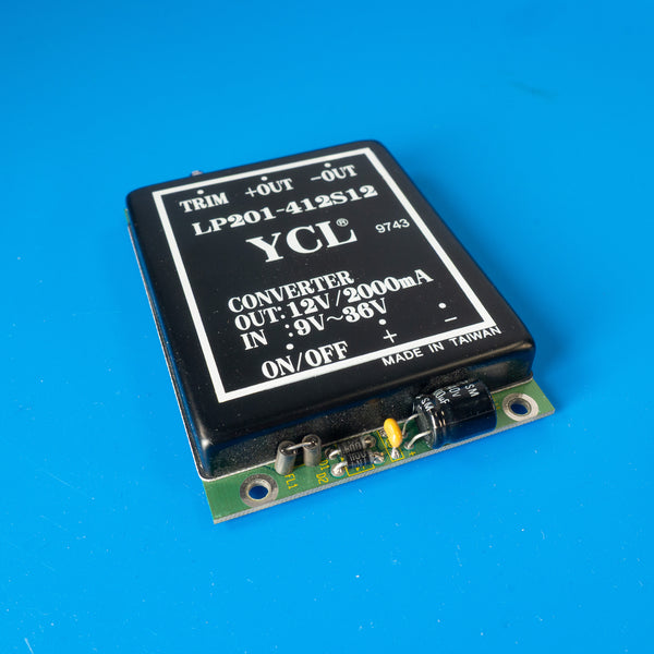 YCL LP201-412S12 — Convertidor DC/DC Aislado 12V 2A — Entrada 9-36V — Montado en PCB