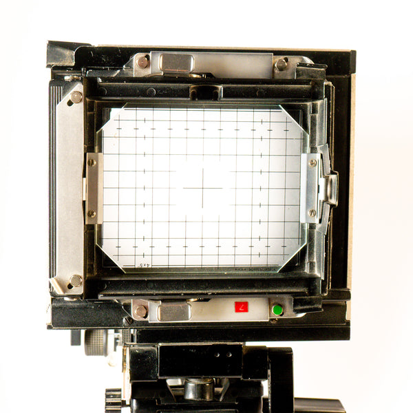 Sinar F — Cámara Gran Formato 4x5" — Monorráil — Fuelle — Vidrio Esmerilado Swiss Made — 713138