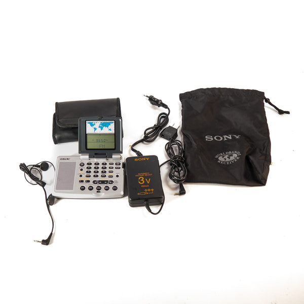 Sony ICF-SW07 Weltband FM/KW/MW/LW Empfänger — Komplett mit Zubehör