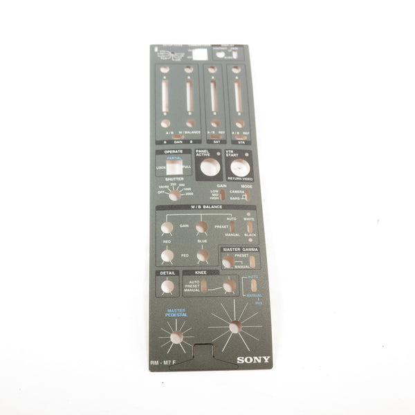 Sony RM-M7F – Face avant Lexan de rechange – Neuve