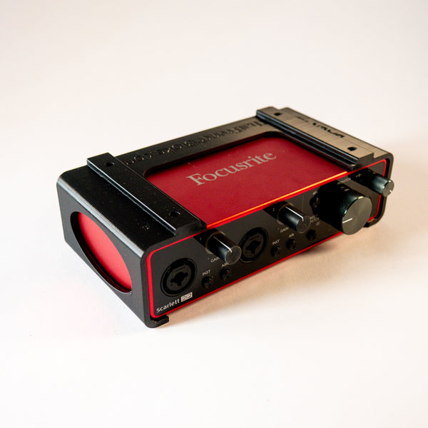 Focusrite Scarlett 2i2 3rd Generation – USB Audio Interface + Under-Desk Mount – Used