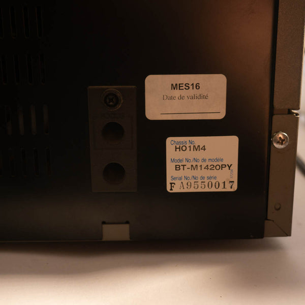 Moniteur vidéo couleur Panasonic BT-M1420PY - rack broadcast - Testé fonctionnel
