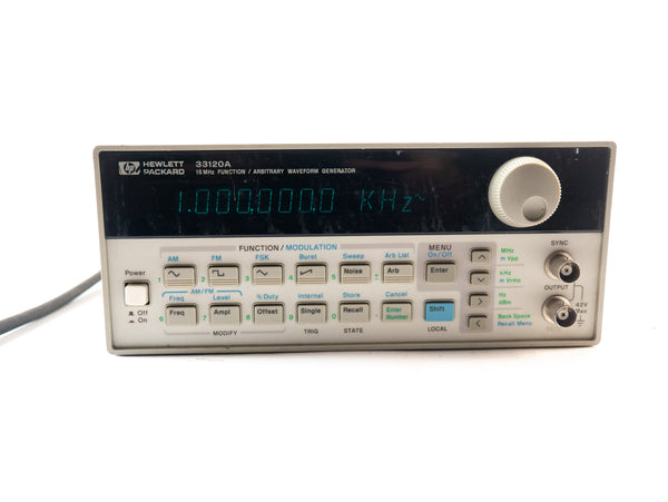 Generatore di funzioni HP Hewlett Packard 33120A 15MHz - Testato e funzionante