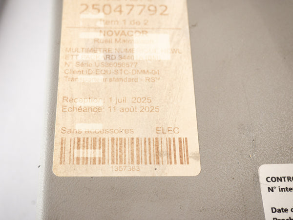 HP Hewlett Packard 34401A multimeter - getest werkend