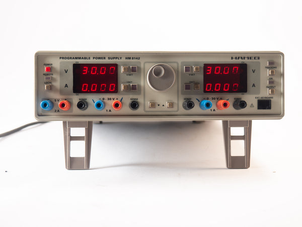 Hameg HM8142 programmeerbare voeding dubbele uitgang 0-30V - getest werkend