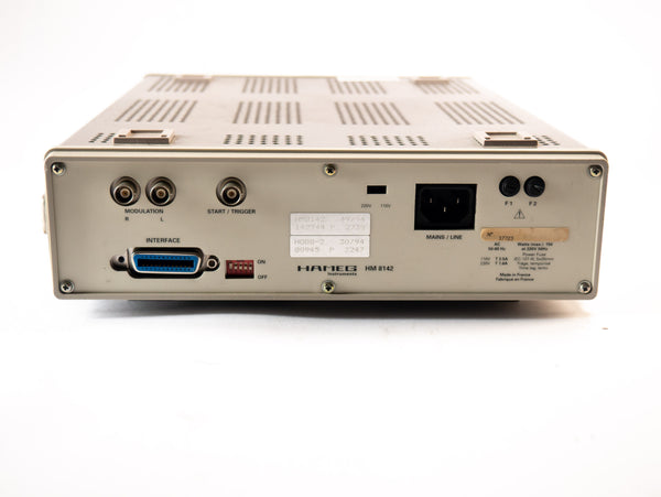 Hameg HM8142 programmeerbare voeding dubbele uitgang 0-30V - getest werkend