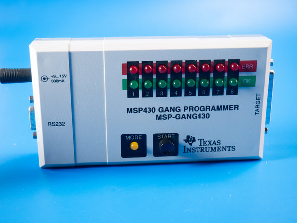 Programmateur Texas Instruments MSP-GANG430 (MSP430 Gang Programmer) - Testé OK, avec alimentation