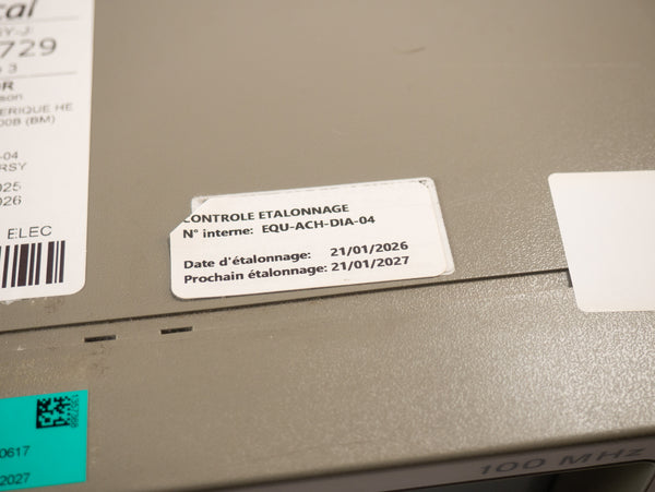 Oscilloscope Hewlett Packard 54600B 100 MHz 2 voies - Testé OK, sans poignée ni sondes