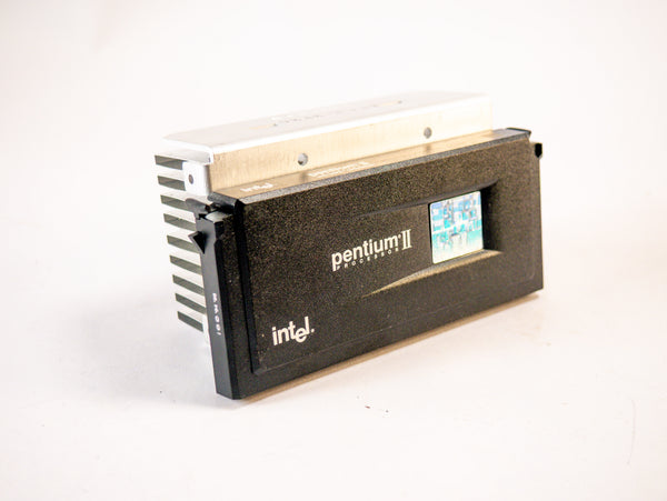 Processeur Intel Pentium II 350 MHz SL2U3 (Slot 1) avec dissipateur - Bon état, testé OK